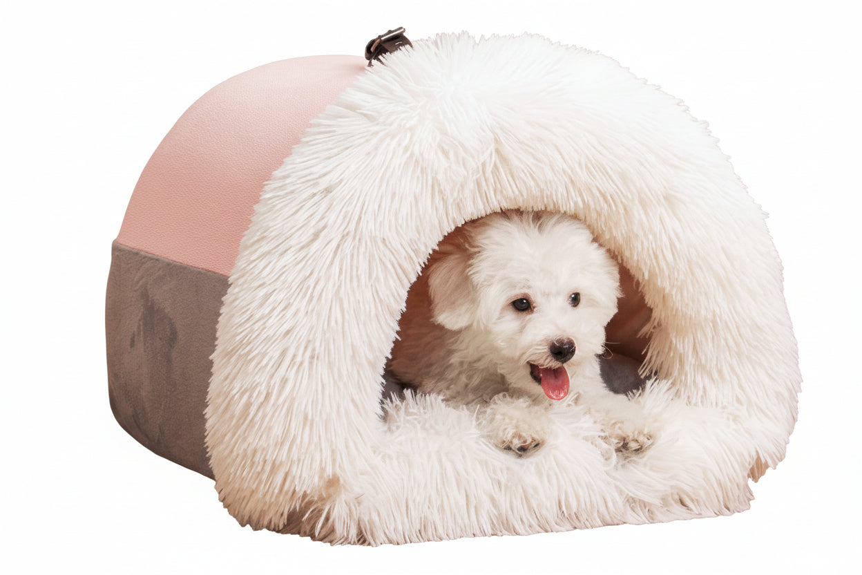 Comfortable Furry Nest Pet Bed