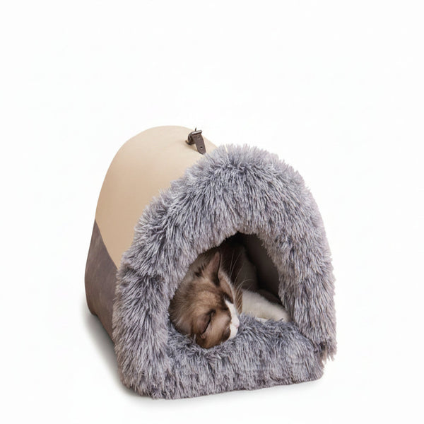 Comfortable Furry Nest Pet Bed