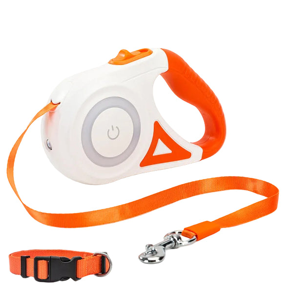 Dog Retractable Leash With Spotlight