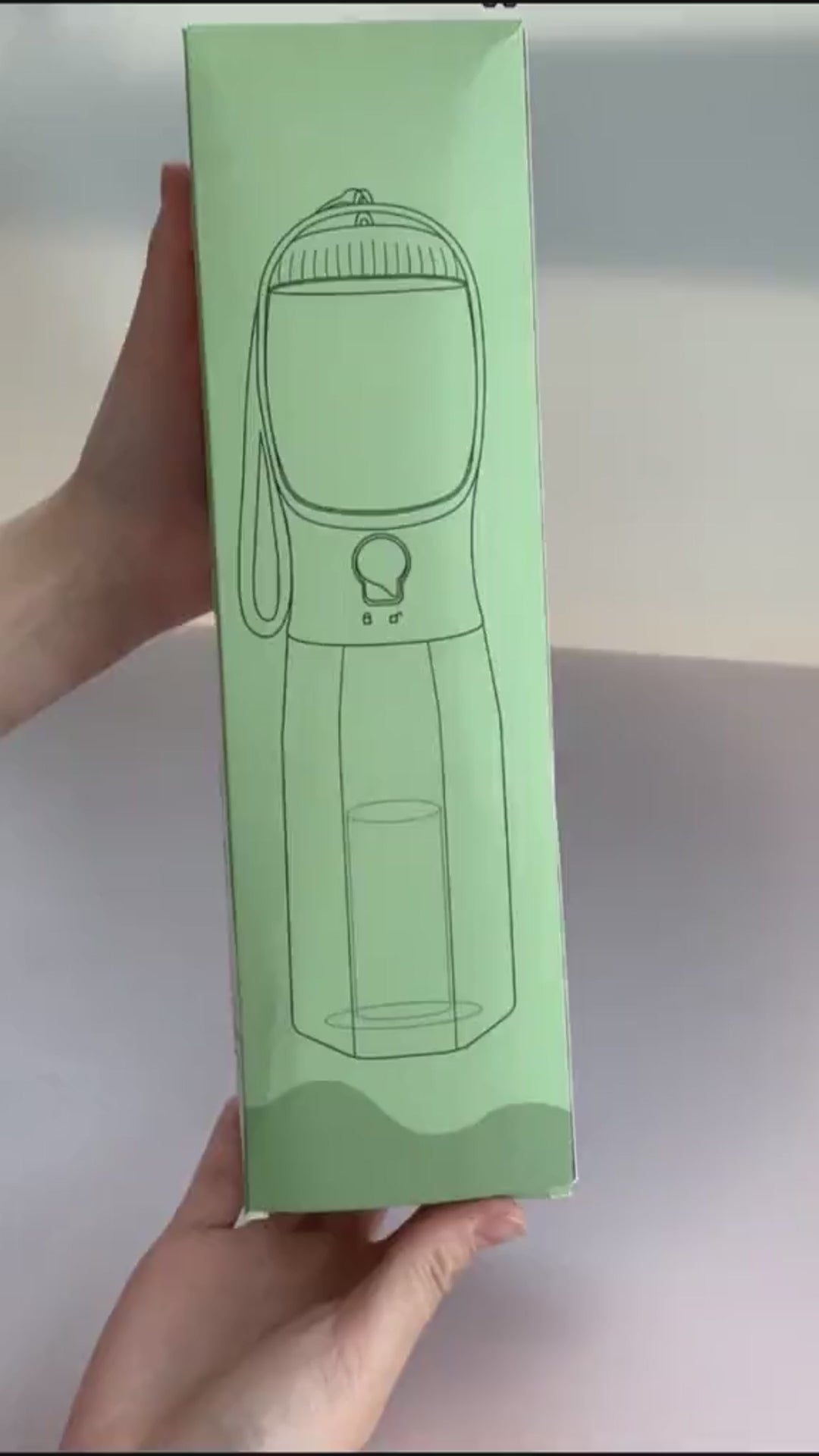 3 in 1 Bottle: Hydration, Snack and Waste Bag